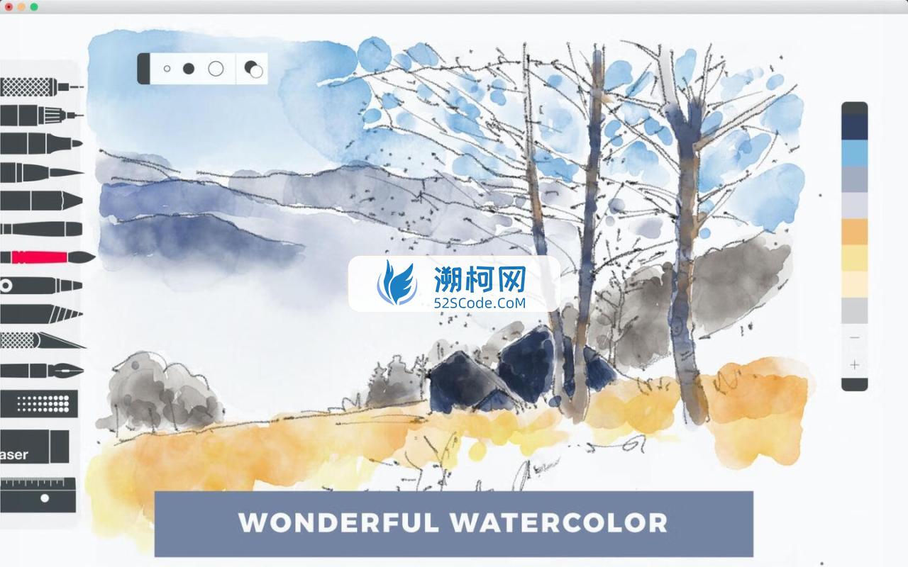 Tayasui Sketches Pro for Mac v6.5激活版 简易绘图工具