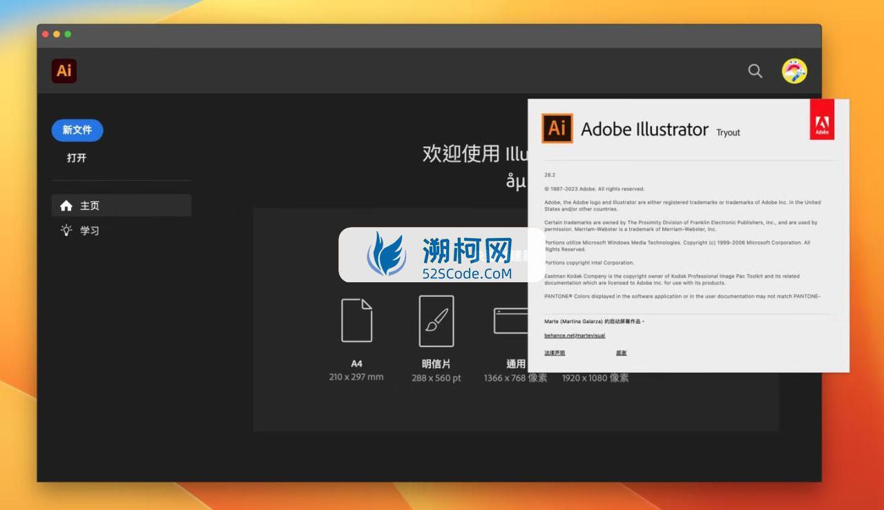 Adobe Illustrator 2024 for Mac v28.6.0 破解版 intel/M1通用 (Ai 2024中文版)