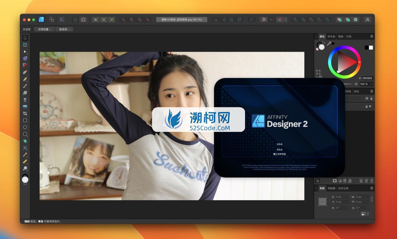 Affinity Designer for Mac v2.0.3.3 Beta 中文注册版 好用的矢量图设计软件
