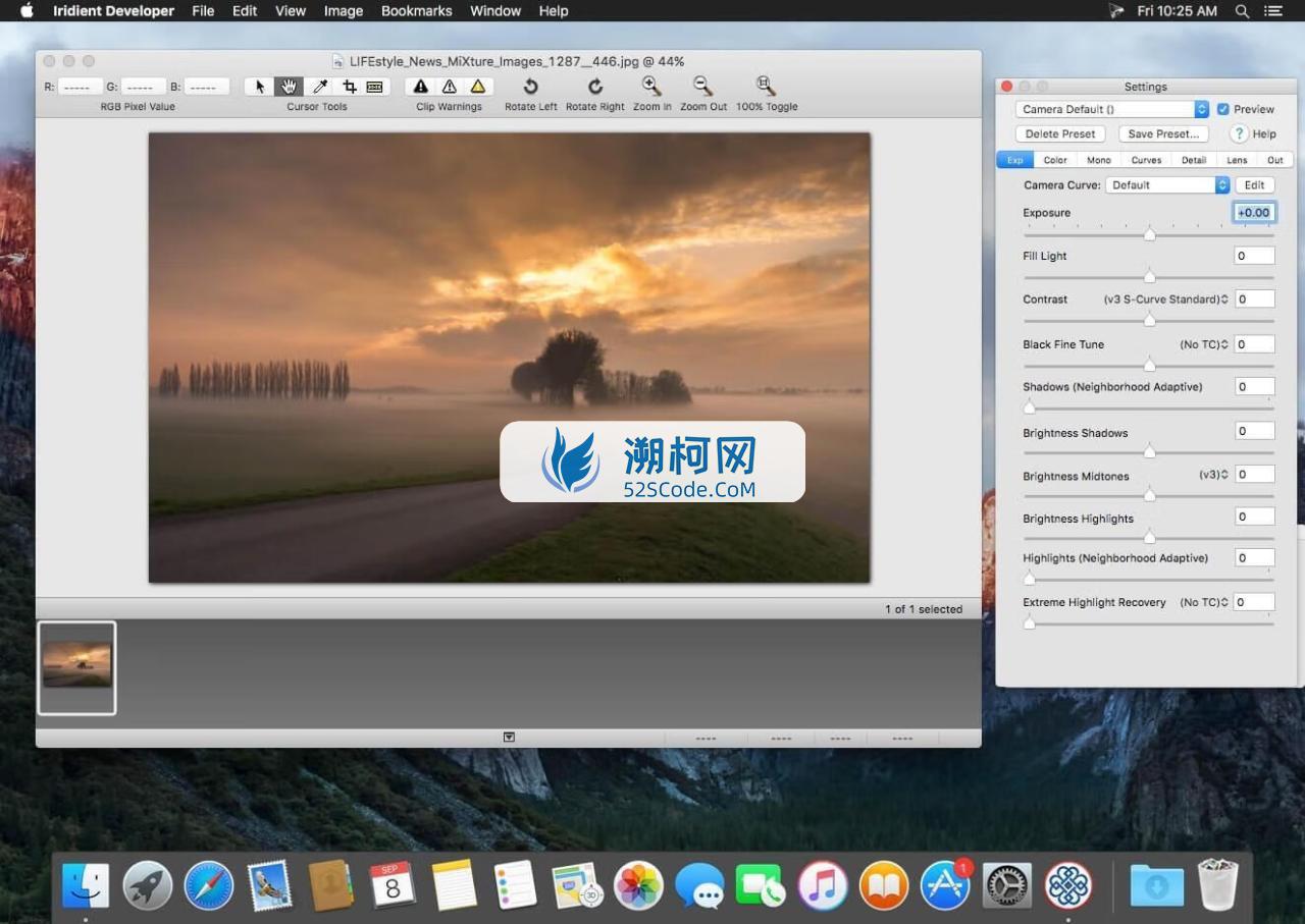 Iridient Developer for mac v4.0.0激活版 RAW图像调整软件