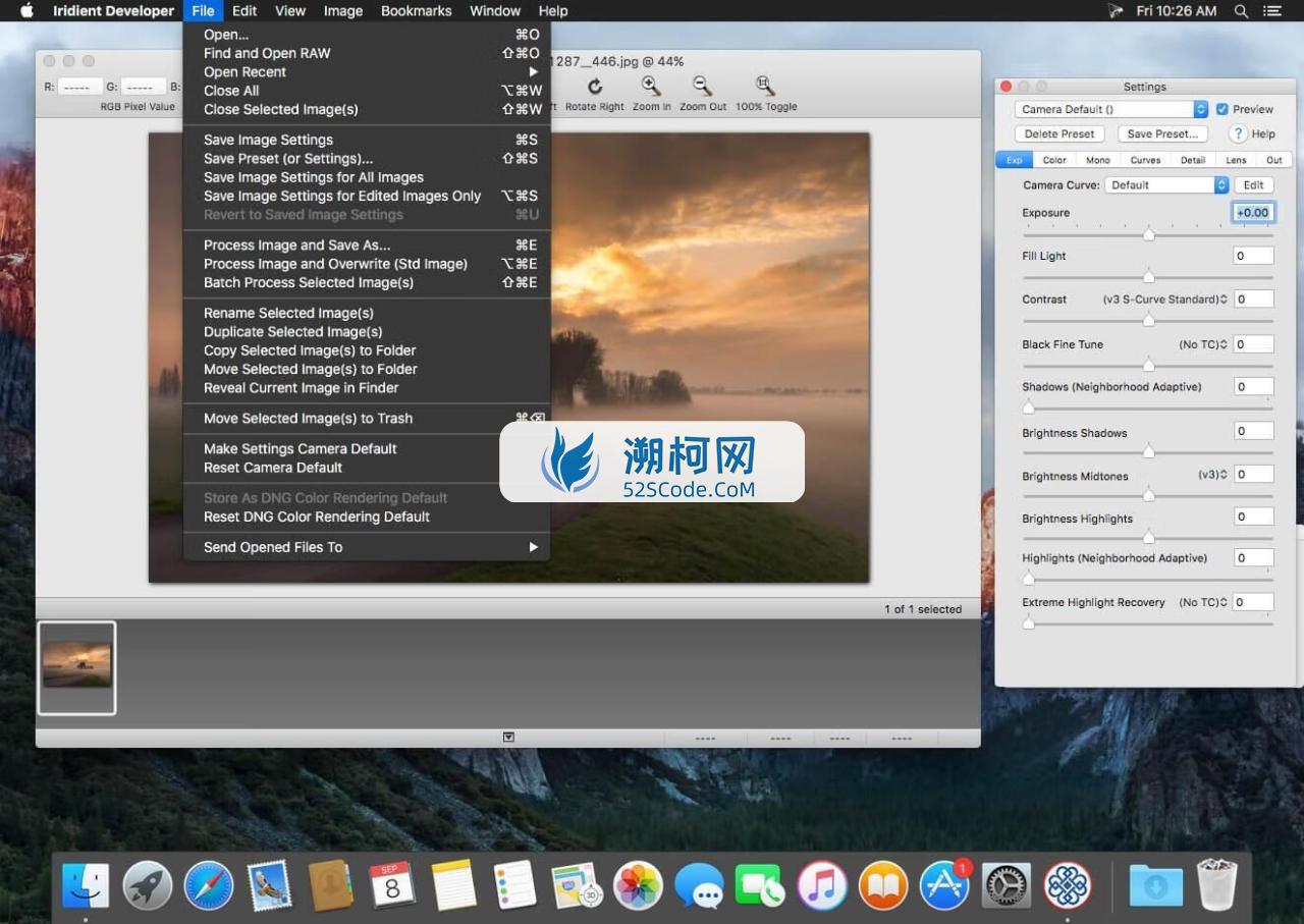 Iridient Developer for mac v4.0.0激活版 RAW图像调整软件