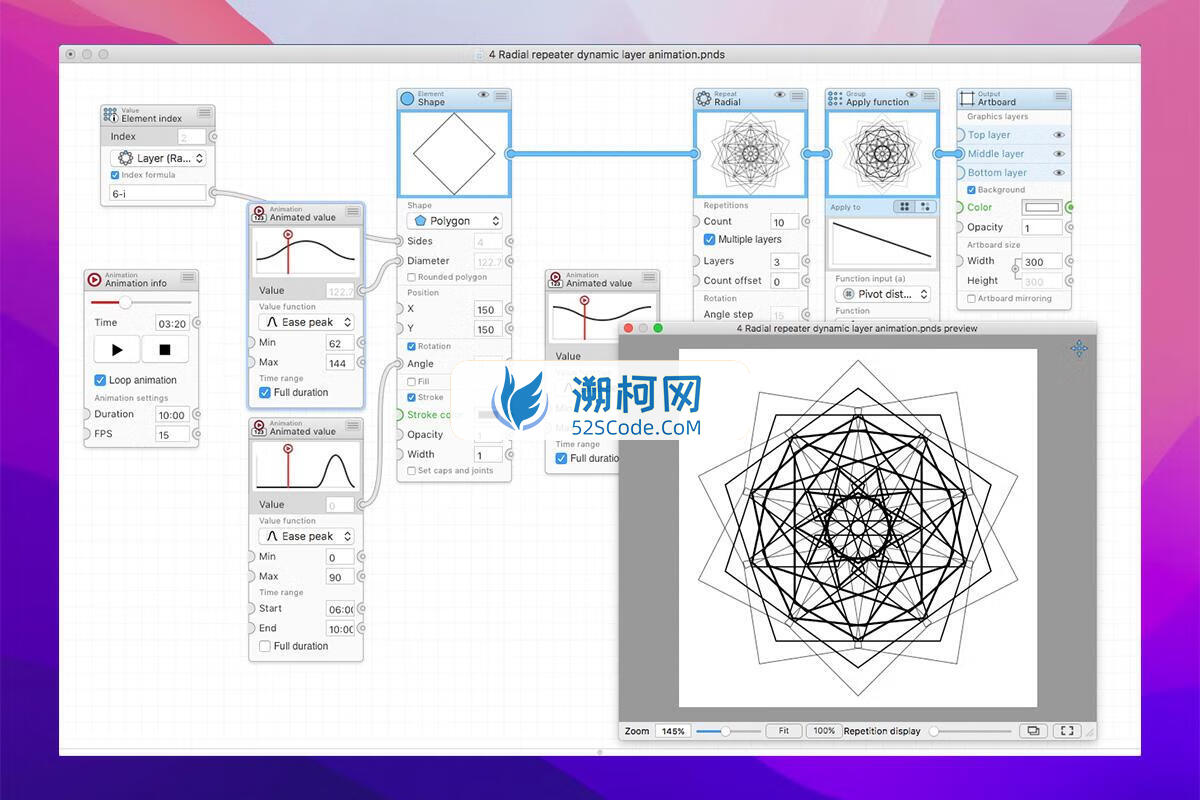 PatterNodes 3 for Mac v3.3.3 直装版 矢量图形模式创建软件