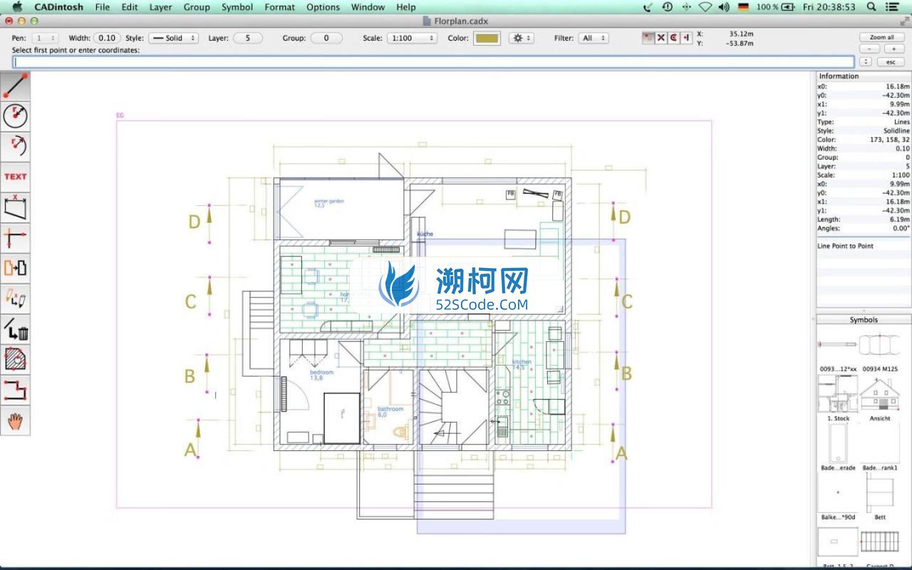 CADintosh X for Mac  v8.8.7 (745)激活版 CAD制图软件