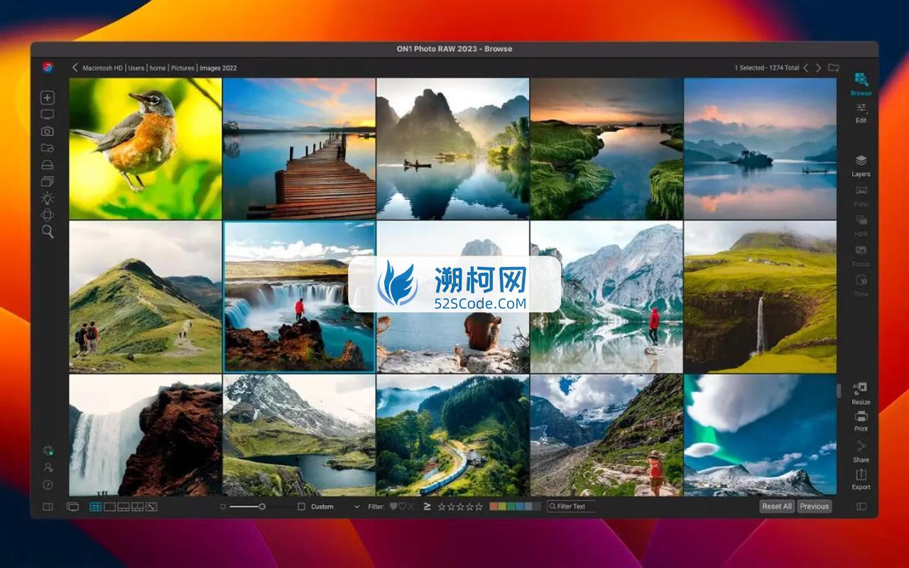 ON1 Photo RAW 2025 for Mac v19.0.1.16074 激活版 强大的照片编辑软件