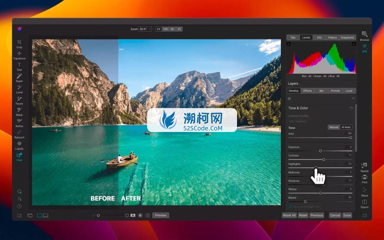 ON1 Photo RAW 2025 for Mac v19.0.1.16074 激活版 强大的照片编辑软件