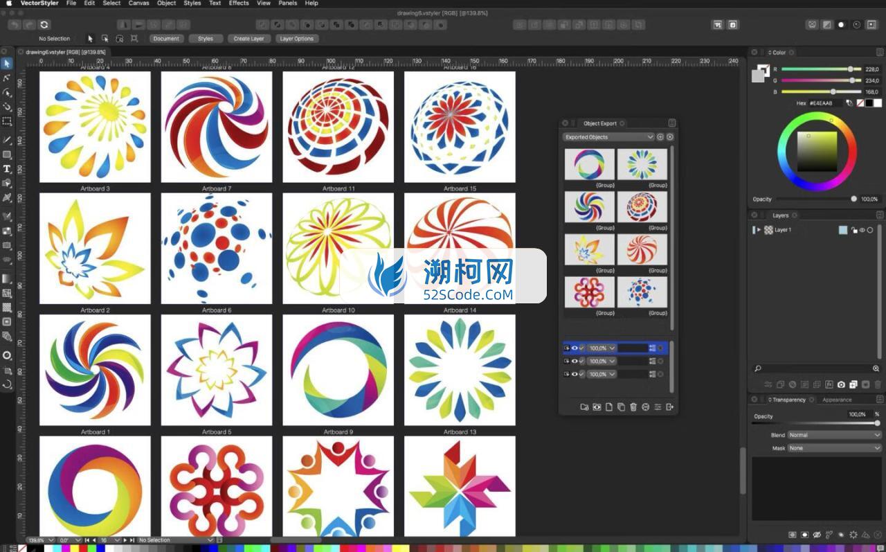 VectorStyler for Mac v1.1.094 英文版 专业的插画绘图软件