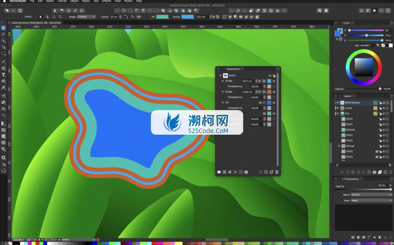 VectorStyler for Mac v1.1.094 英文版 专业的插画绘图软件