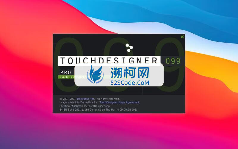 TouchDesigner Pro for mac v2023.11880激活版 可视化原型渲染设计