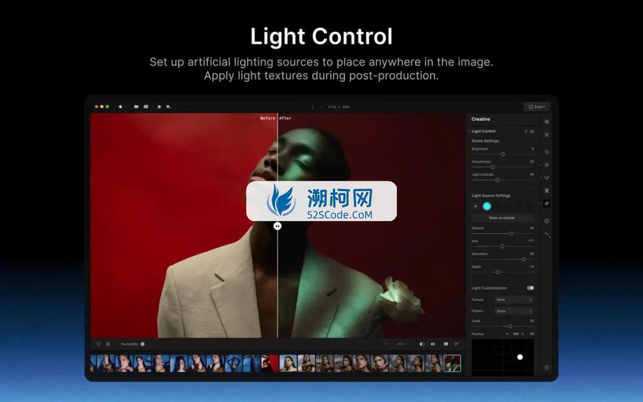 Aperty for Mac v1.3.1 (1403) 中文版 专业肖像的照片编辑软件，AI人像修饰的革命性工具，人像照片编辑软件
