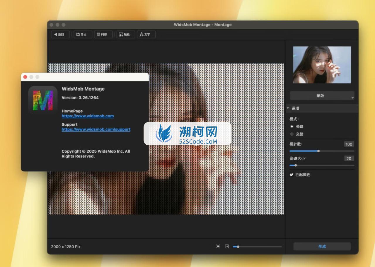 WidsMob Montage for Mac v3.27激活版 蒙太奇图片制作