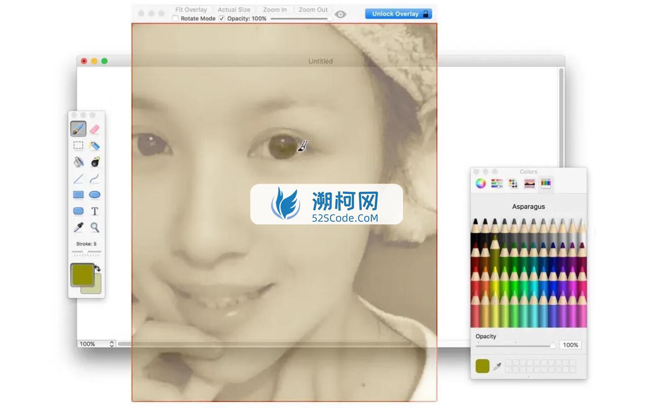 Overlay for Mac v4.32 英文激活版 图像和文档透明显示工具