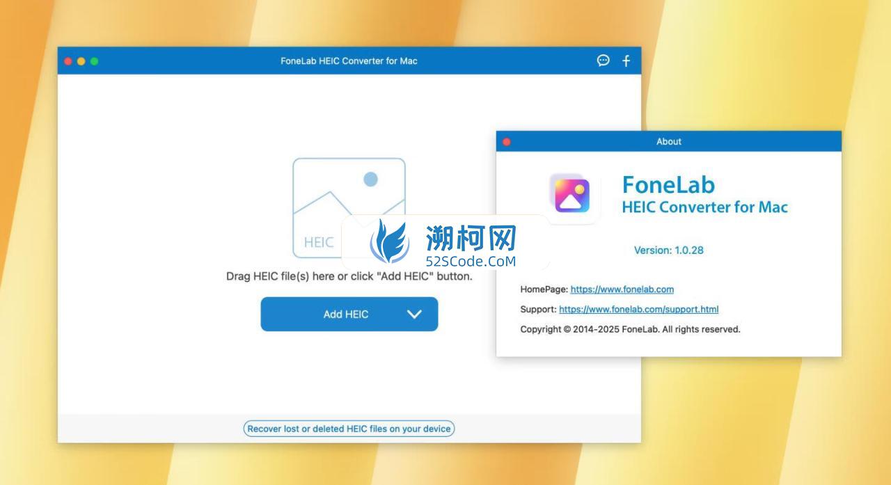 FoneLab HEIC Converter for Mac v1.0.28激活版 HEIC图片转换器