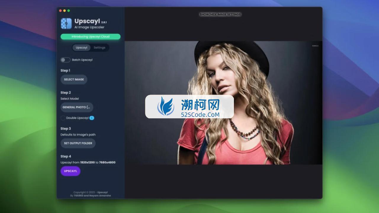 Upscayl for mac v2.10.0 人工智能算法放大和增强低分辨率图像