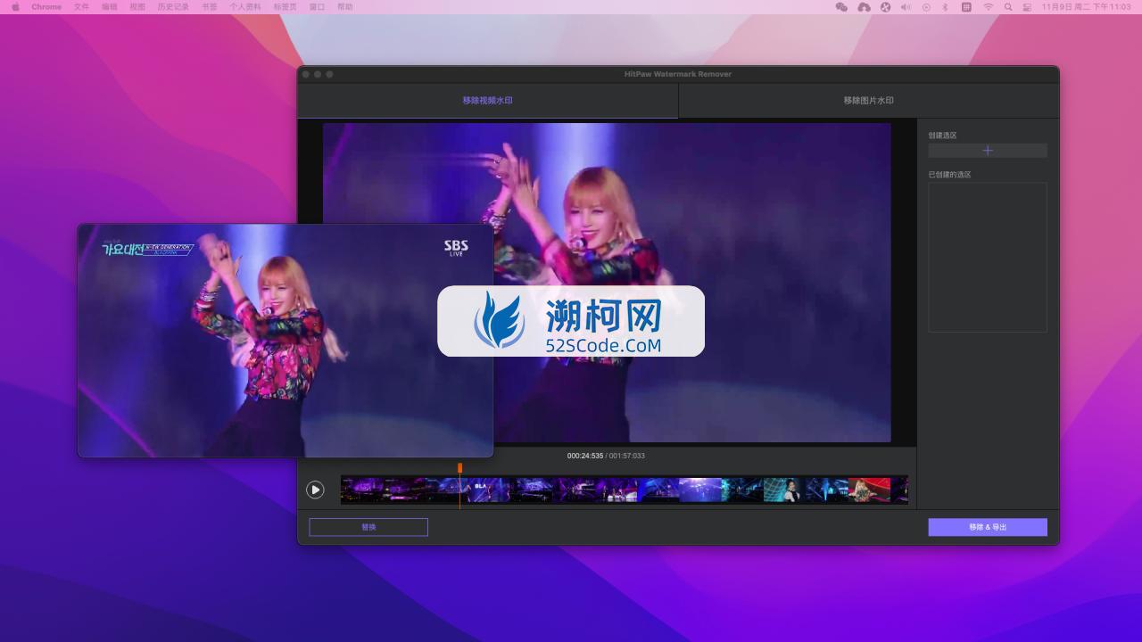 👍 HitPaw Watermark Remover v2.4.5 中文破解版 超强视频/图片去水印工具