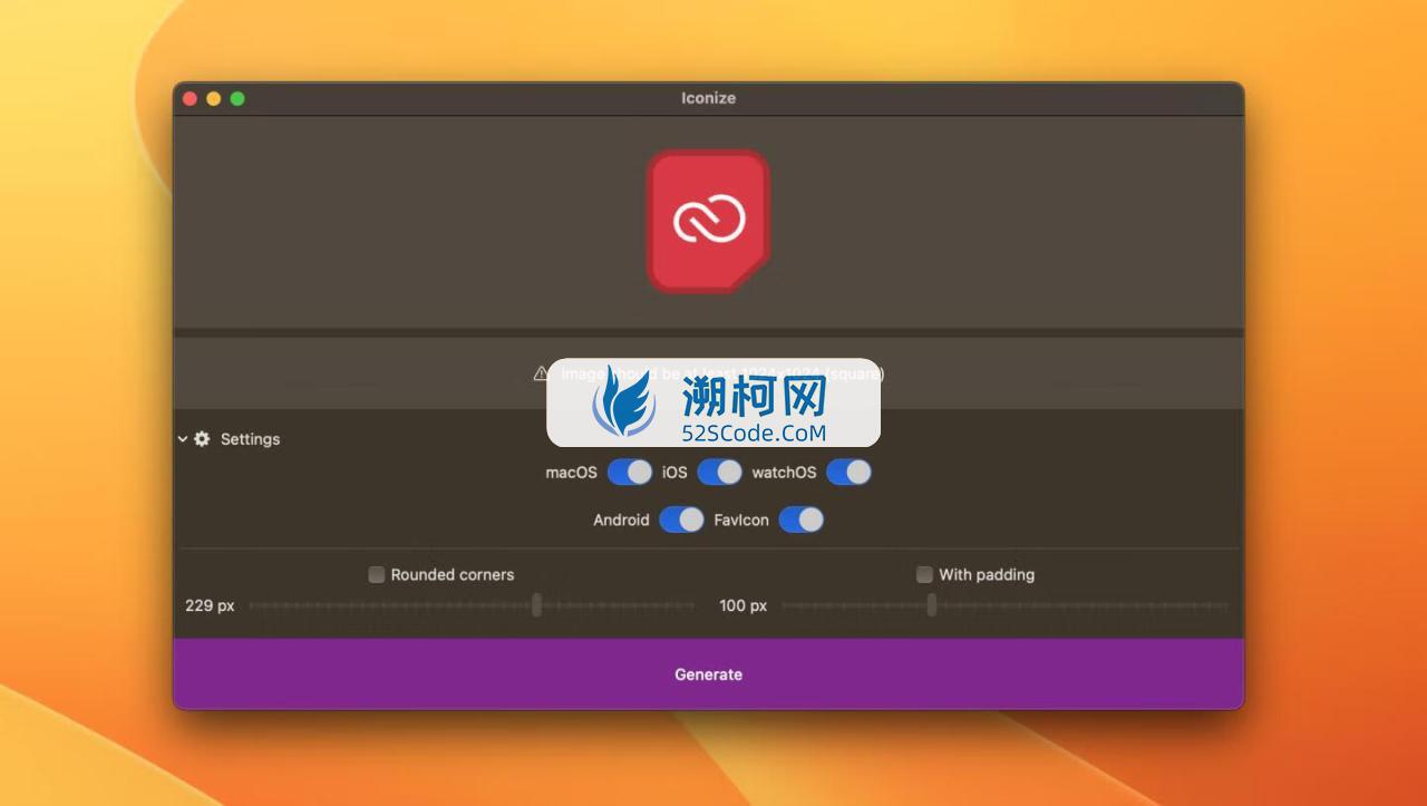 Iconize for mac v1.2免激活版 图标制作软件