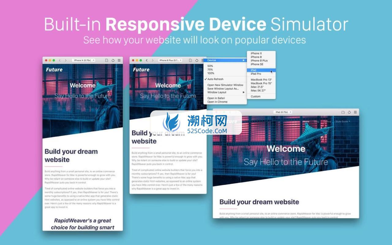 RapidWeaver 9 for Mac v9.3.2激活版 经典网页设计软件