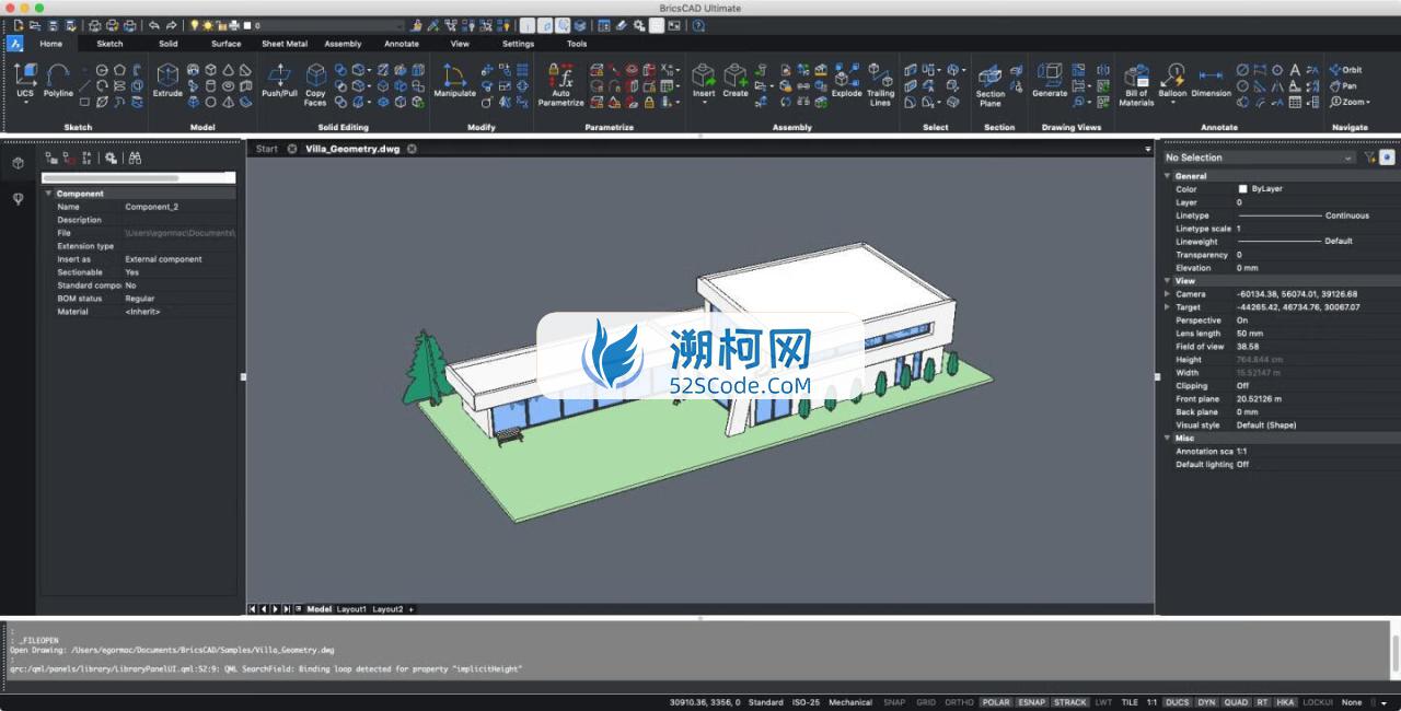 BricsCAD 24 for Mac v24.2.07/06中文激活版 高效卓越的CAD建模软件