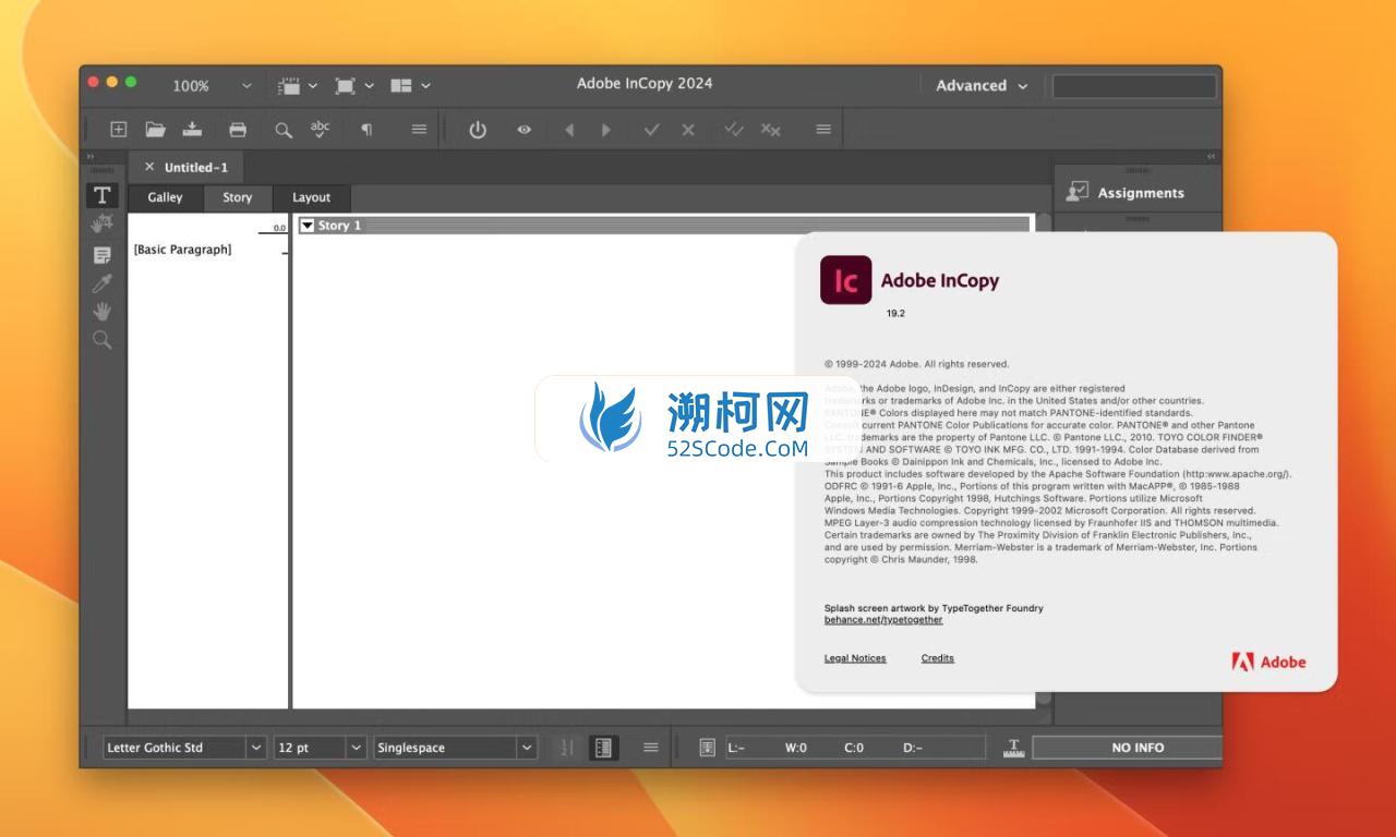 Adobe InCopy 2024 for Mac v19.2.0.46 英文激活版 intel/M通用 (Ic 2024)