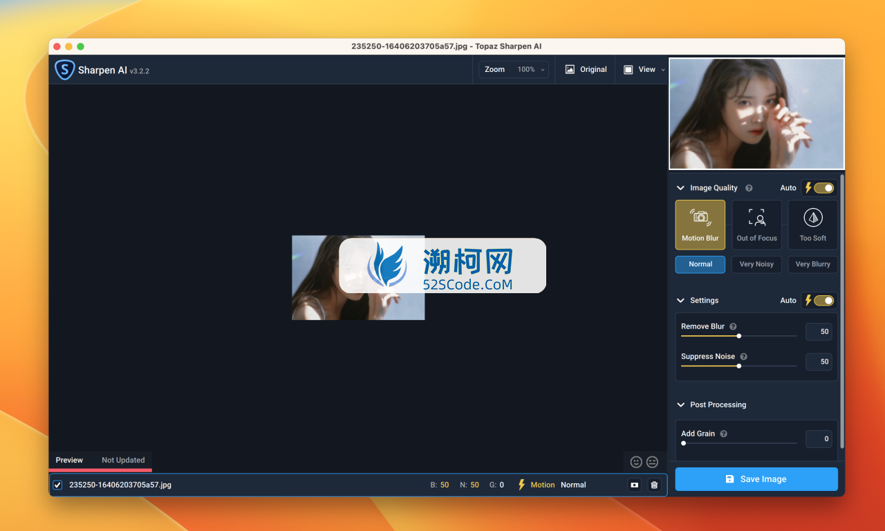 👍Topaz Sharpen AI for mac v3.2.2激活版 AI图片清晰度增强软件