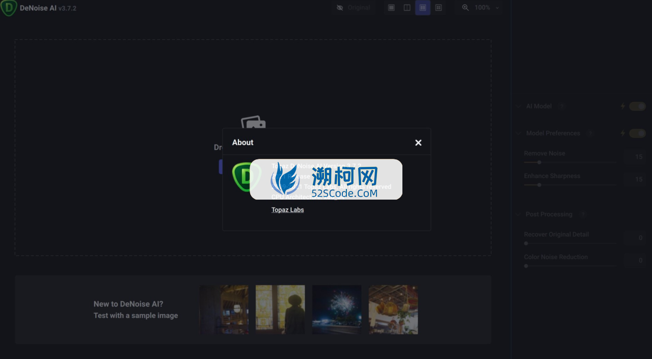 Topaz DeNoise AI for Mac v3.7.2补丁/命令激活版 AI智能图像降噪工具
