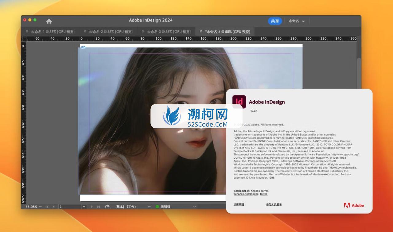 Adobe InDesign 2024 for Mac v19.0.1 中文激活版 intel/M通用 (id 2024)