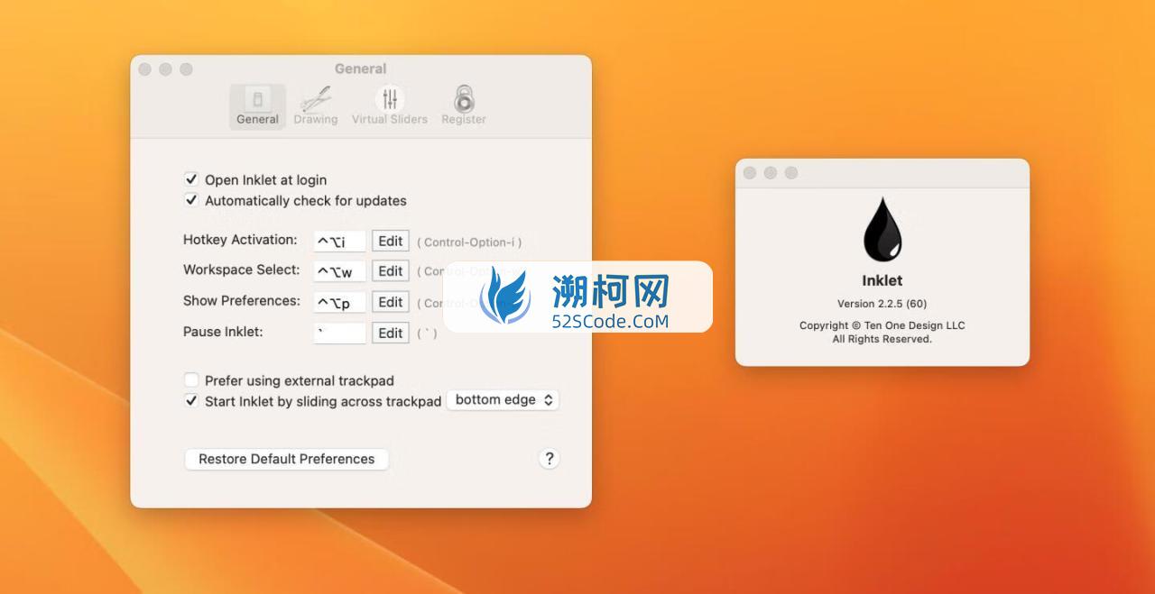 Inklet for mac v2.2.5激活版 触控板变成数位画板