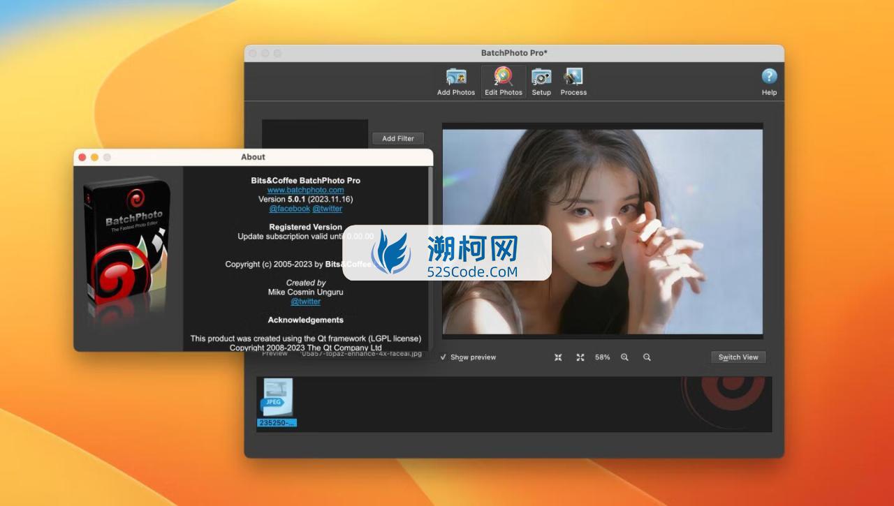 BatchPhoto pro for Mac v5.0.1英文激活版 mac图片编辑工具