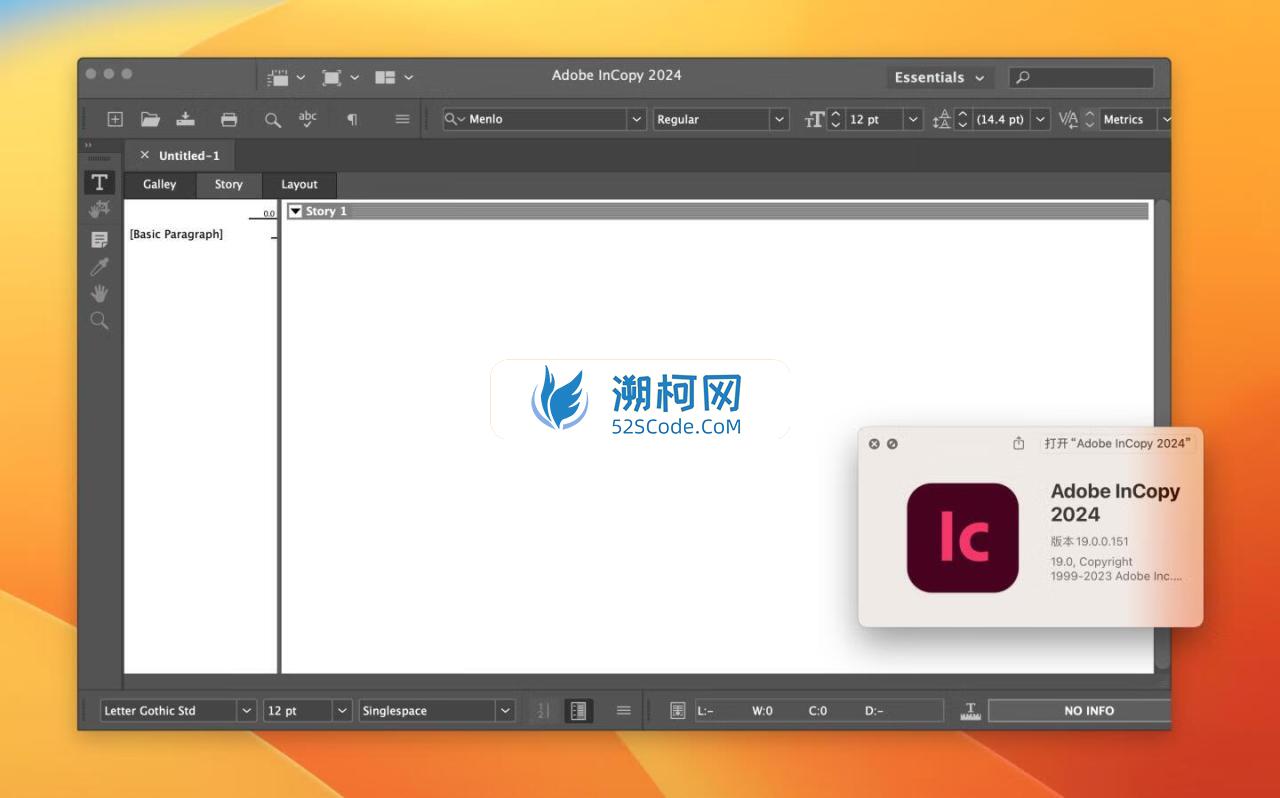 Adobe InCopy 2024 for Mac v19.0.0.151 英文激活版 intel/M通用 (Ic 2024)