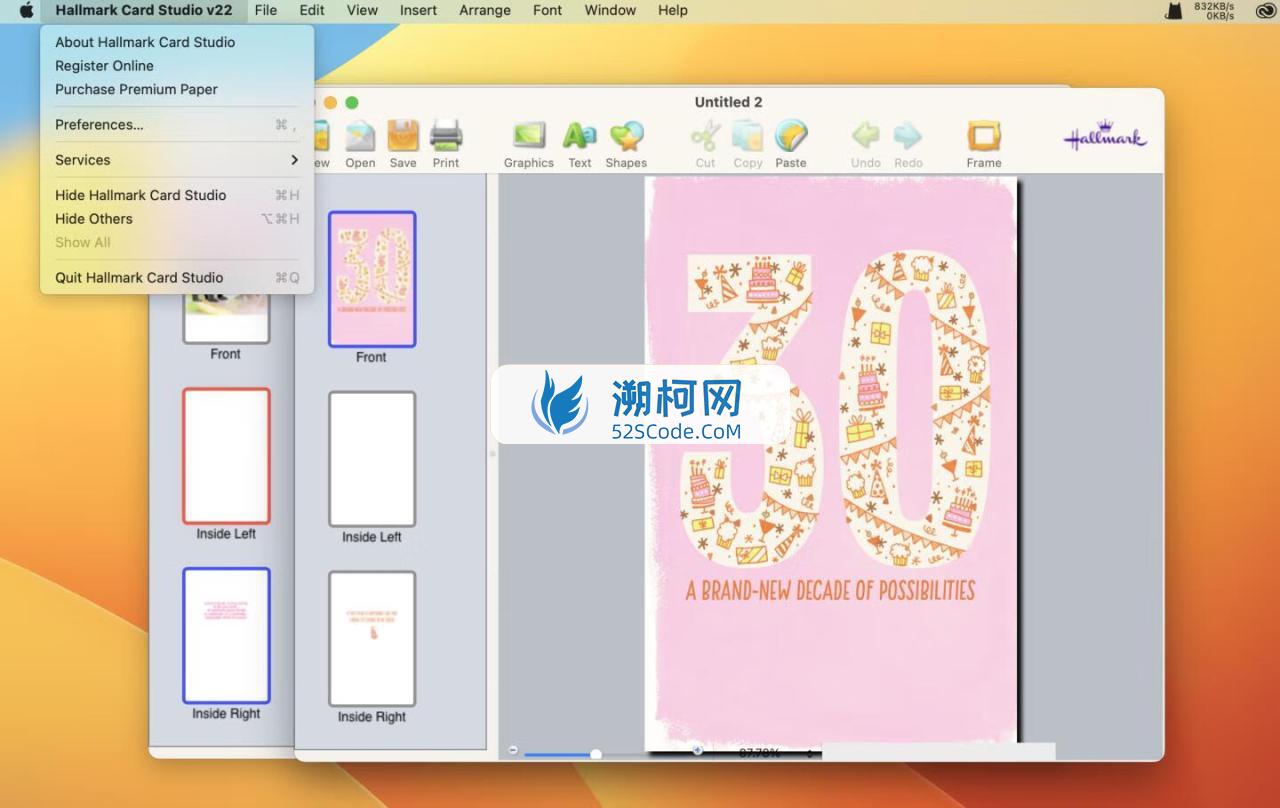 Hallmark Card Studio 2020 for Mac v22.0.0.7英文激活版 贺卡设计制作软件