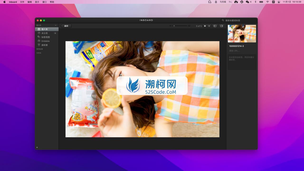 Inboard for Mac v1.1.5(460)中文激活版 轻量级图片素材管理器