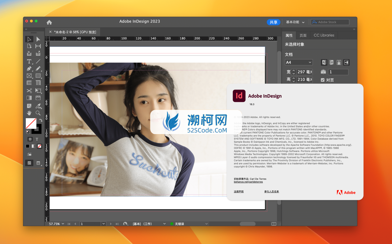 InDesign 2023 for Mac v18.3 中文激活版 intel/M通用 (id 2023)