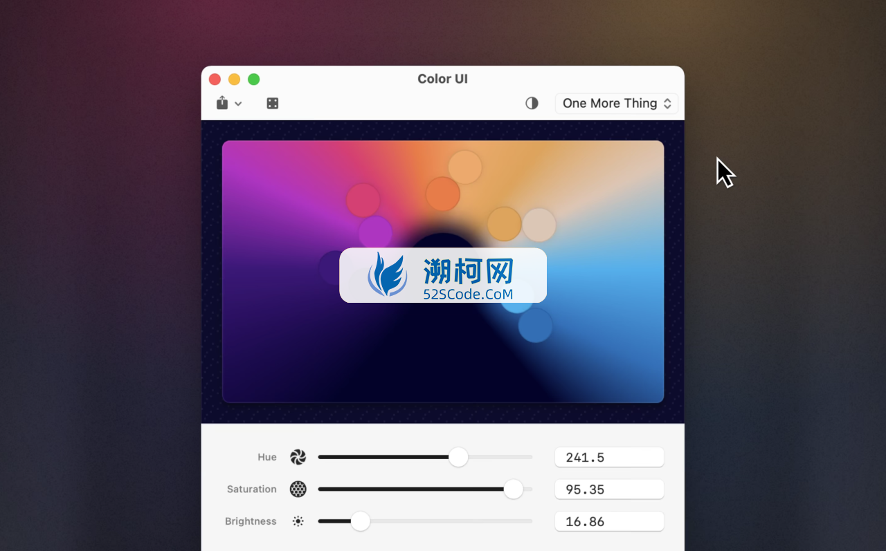 Color UI for Mac v2.2.5激活版 调色设计软件