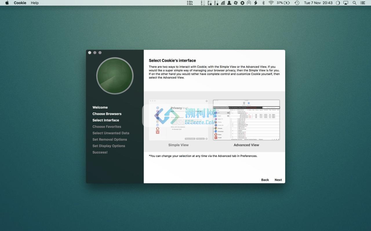 Cookie for Mac v7.8.0 免激活版 浏览器缓存清理工具