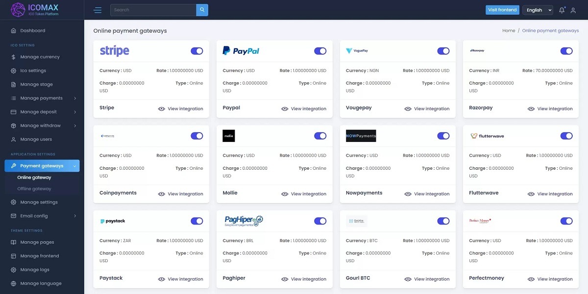 ICOMAX Token Sale Auction Platform 是一款功能强大的数字资产交易平台，为用户提供了安全、高效的交易环境。该平台基于最新的 Laravel 8.x 框架开发，具有易于安装、多