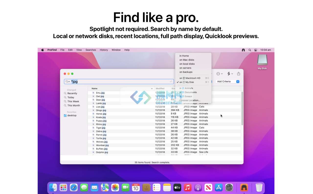 ProFind for Mac v1.30 (13003) 激活版 mac文件搜索工具