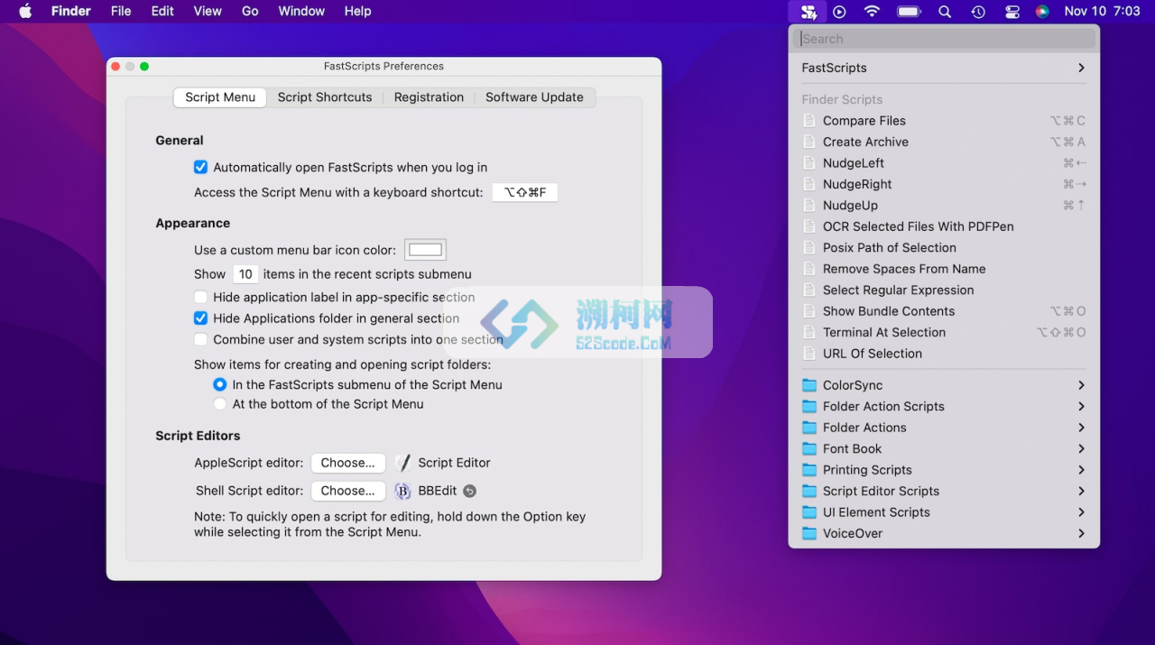 FastScripts 3 v3.3.7 (1946) 破解版 强大的脚本管理工具