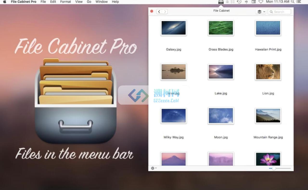 File Cabinet Pro for mac v8.5.4 激活版 菜单栏的文件管理器