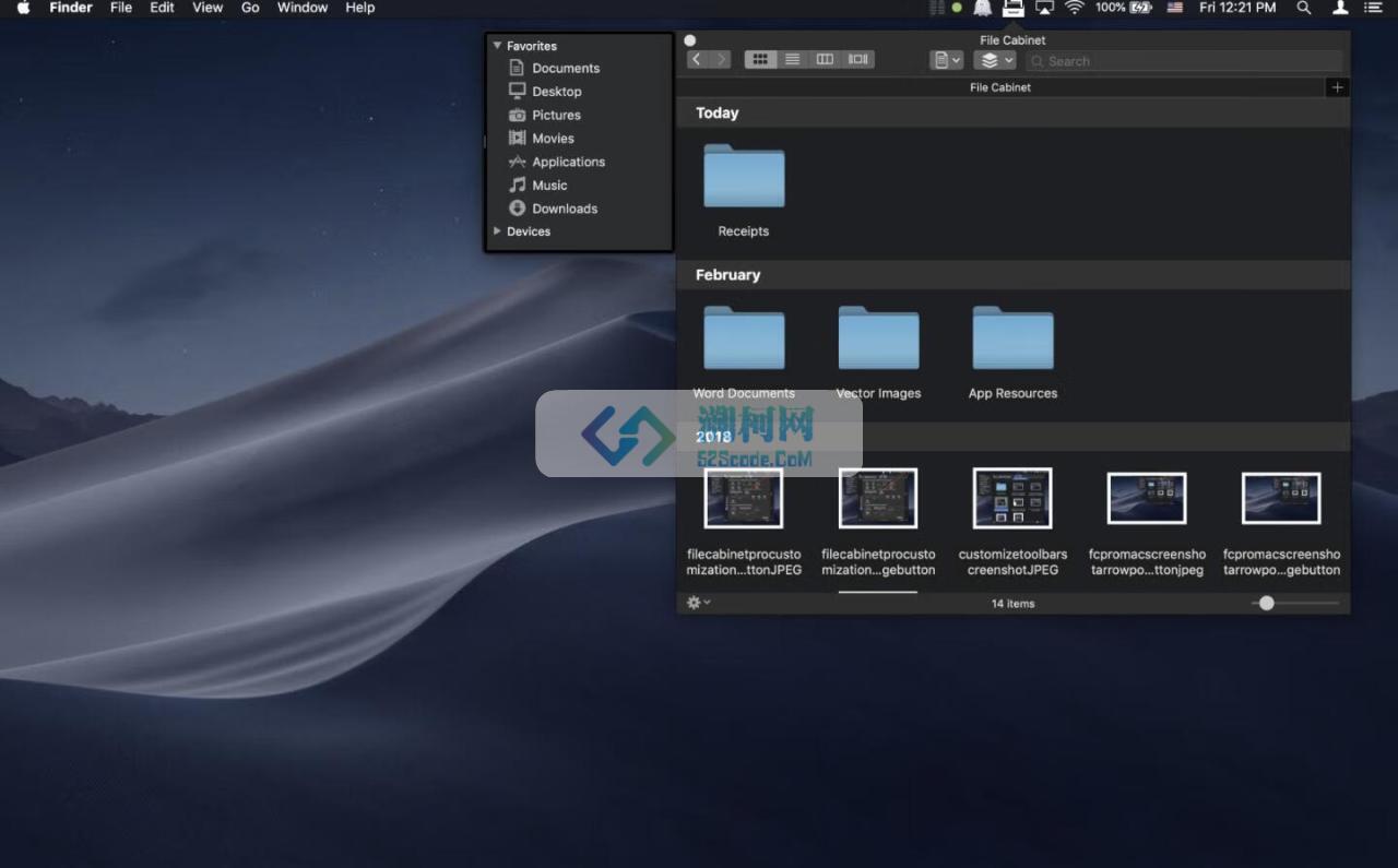 File Cabinet Pro for mac v8.5.4 激活版 菜单栏的文件管理器