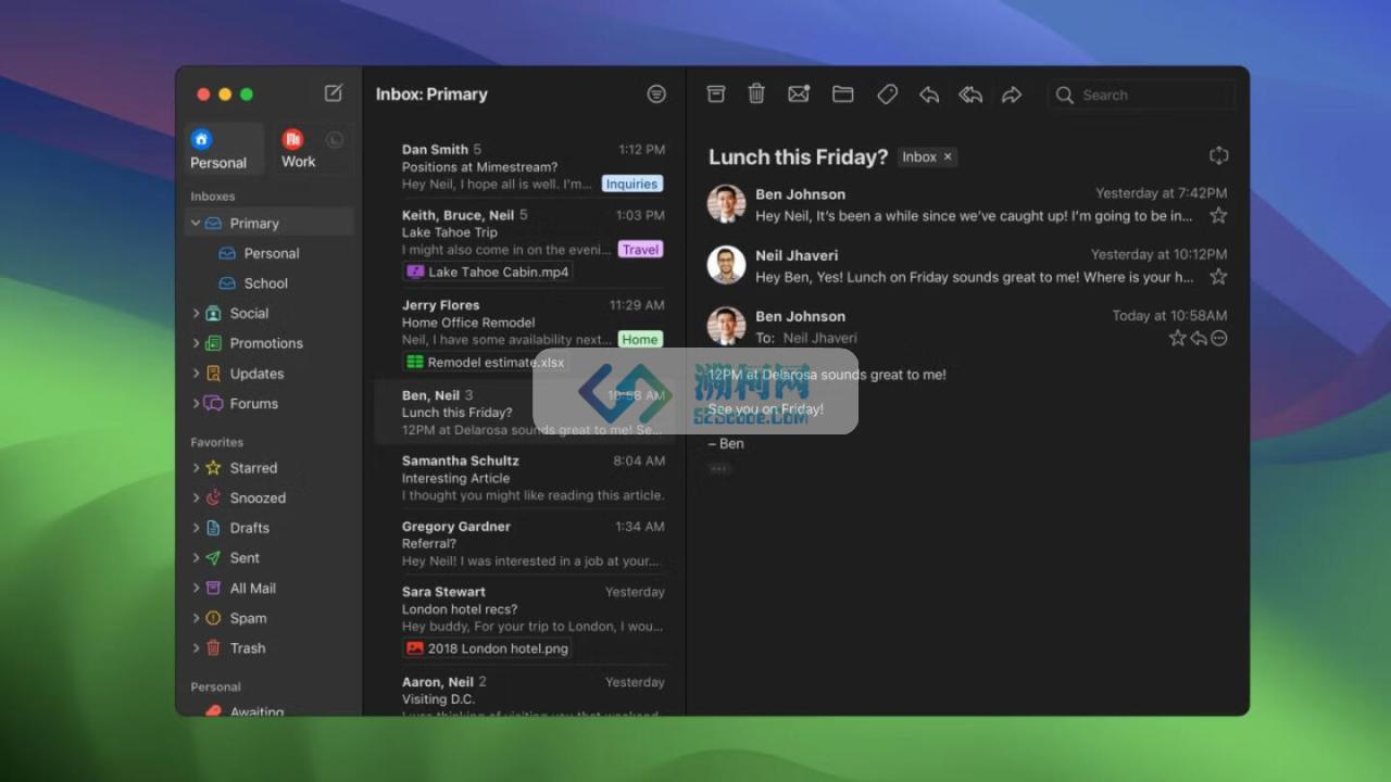 Mimestream for Mac v1.6.3 激活版 电子邮件客户端