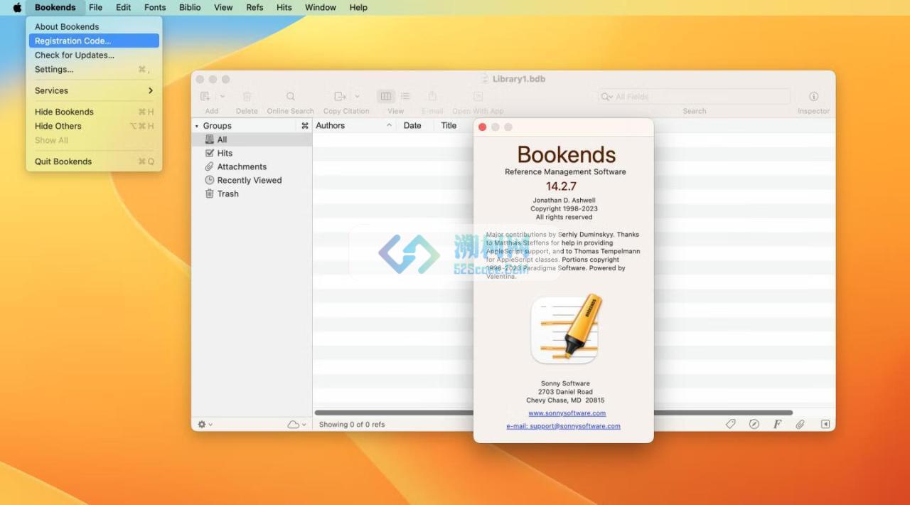Bookends for Mac v15.1.3.3.5 注册激活版 文献书籍管理工具