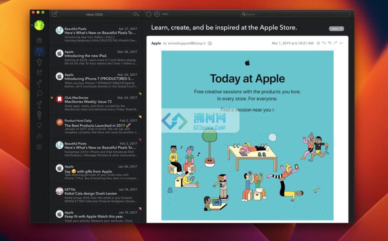 Airmail 5 for Mac v5.7.7 中文激活版 快如闪电的电子邮件客户端工具