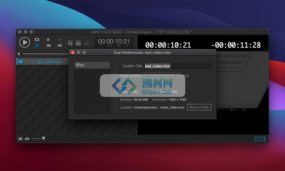 Mitti for Mac v2.8.9 永久激活版 视频回放编辑工具