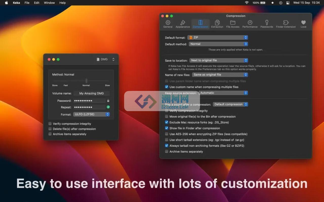 👍 Keka v1.4.8 中文破解版 好用的压缩解压工具