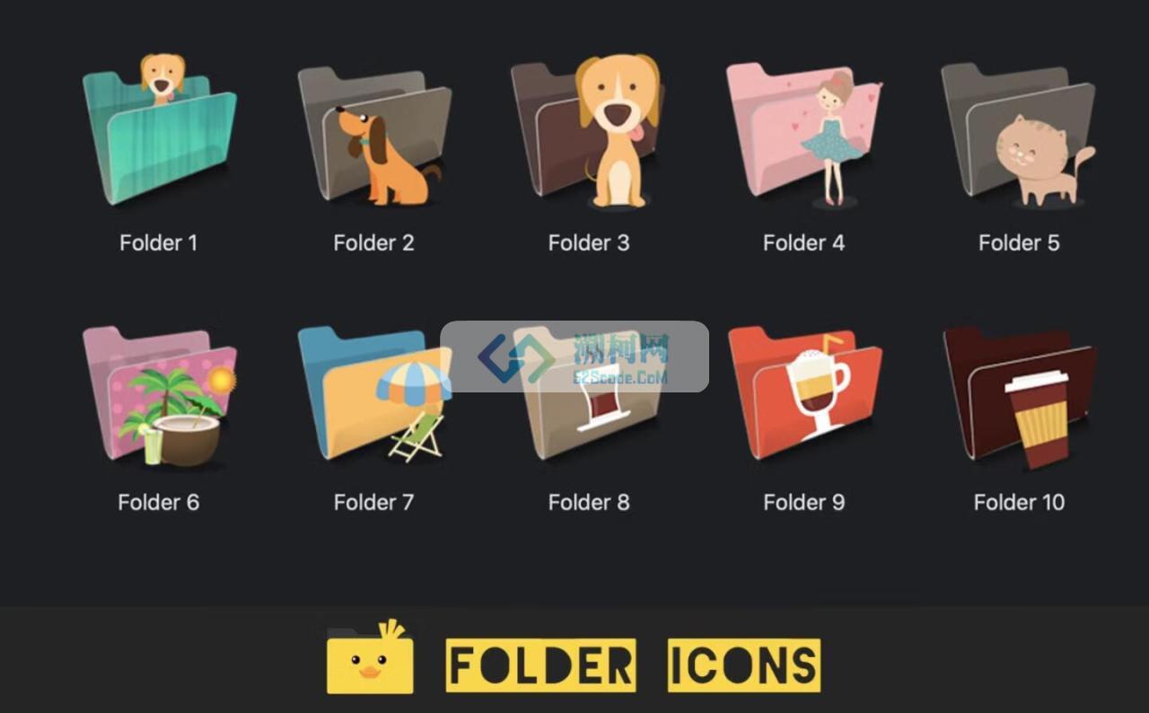 Folder Icons for mac v2.0.3 激活版 文件夹个性化图标修改软件