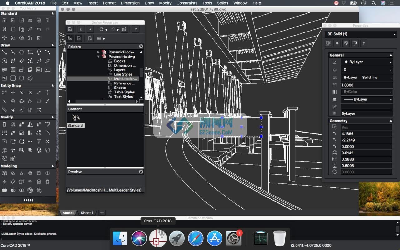 CorelCAD 2021.2.1.3515 中文破解版 2D制图和3D设计工具