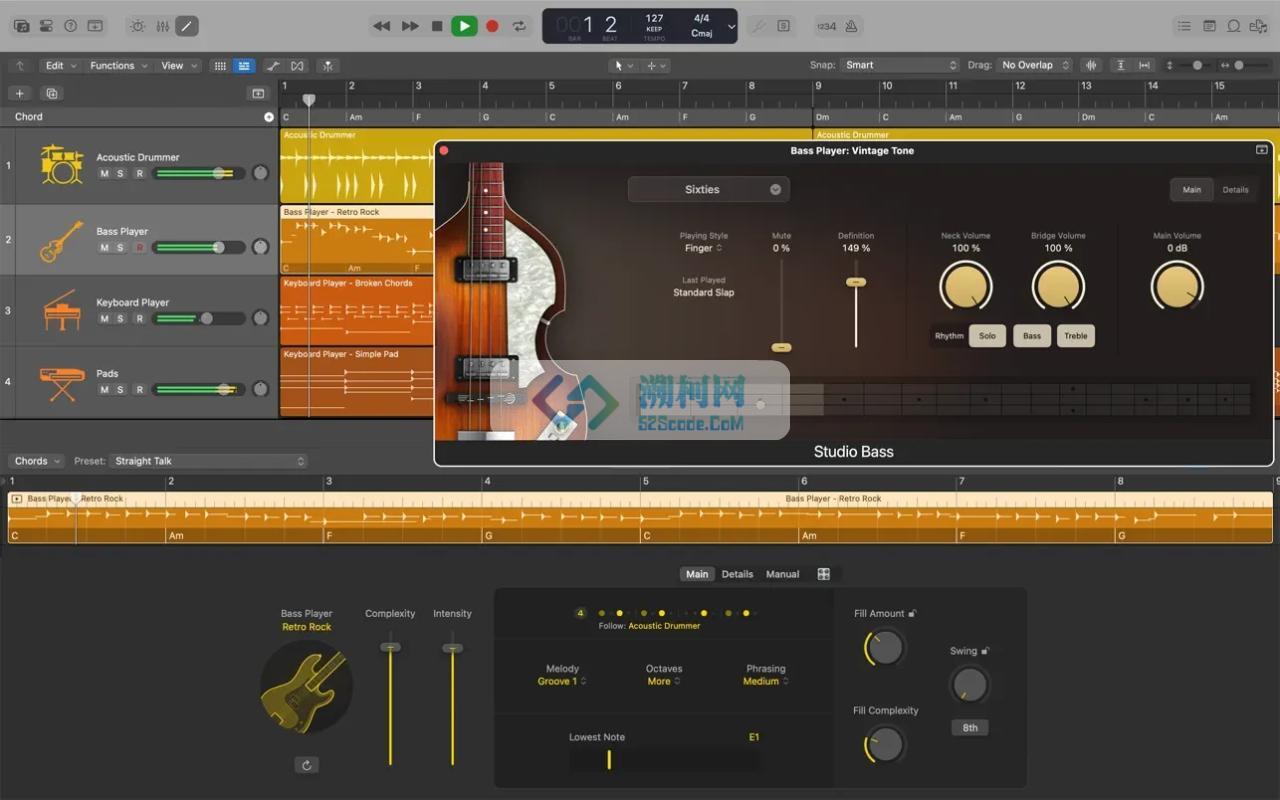 Logic Pro X v11.2 中文破解版 苹果专业音频制作软件