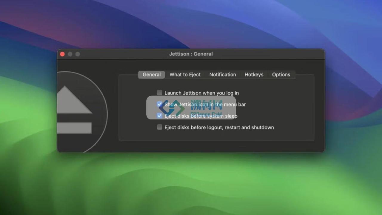 Jettison for Mac v1.9.1直装版 外部磁盘弹出辅助工具