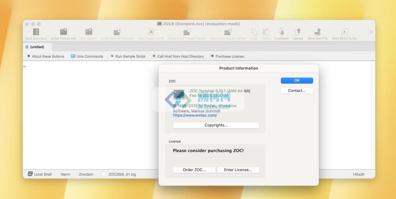 ZOC8 for Mac v8.10.2 激活版 最好用的终端仿真器