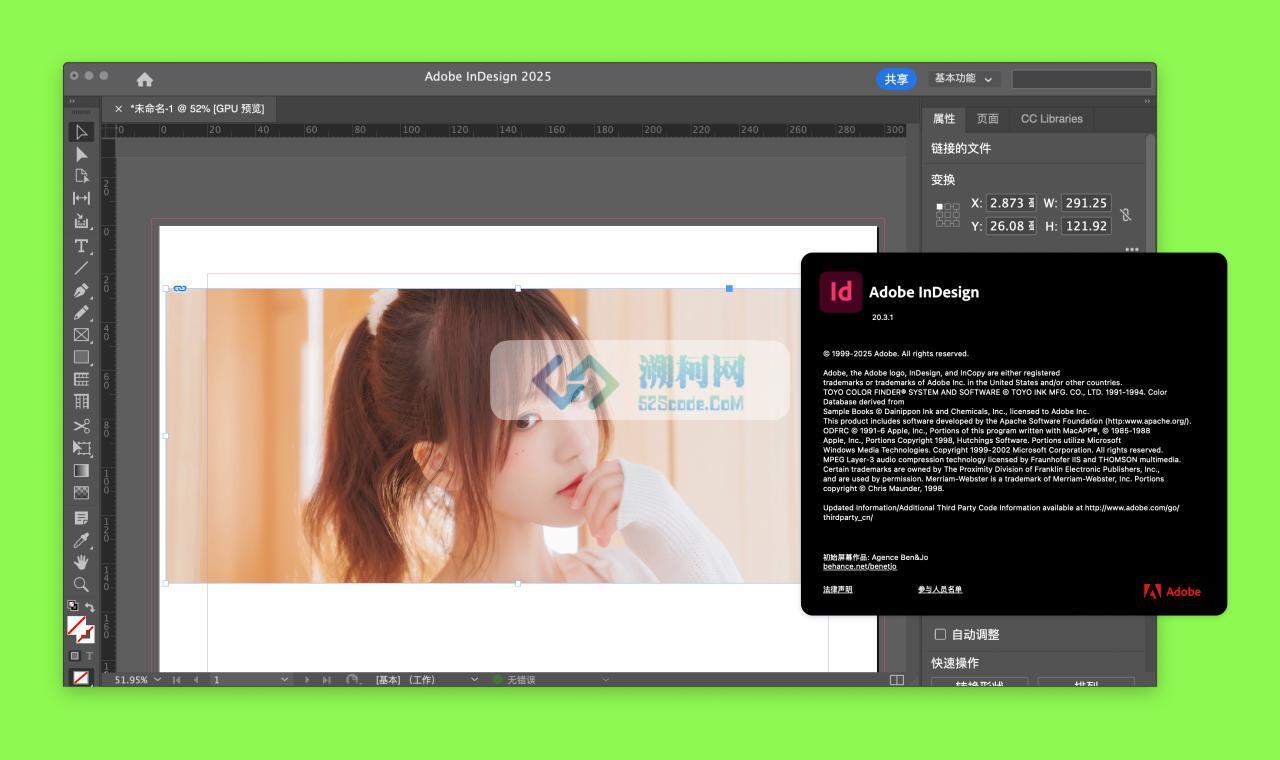 Adobe InDesign 2025 for Mac v20.3.1 中文激活版 M芯片专用(id 2025)