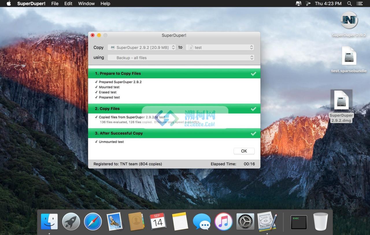 SuperDuper! for mac v3.10.0 直破版 数据恢复软件